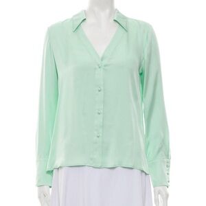 Alice + Olivia Mint Blouse Size Small